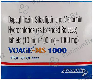 Voage MS 1000/10/100mg Tablet ER 15s