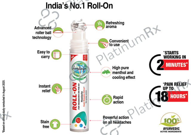 Amrutanjan Headache Roll On 5 ml