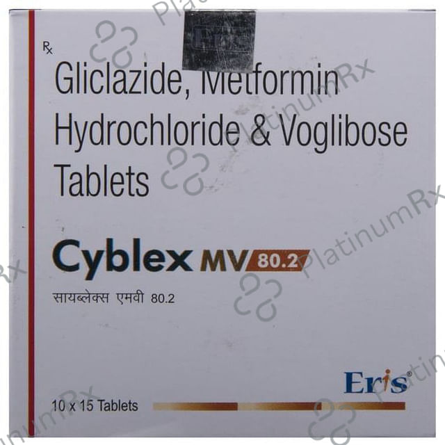 Cyblex MV 0.2/500/80mg Tablet 15s