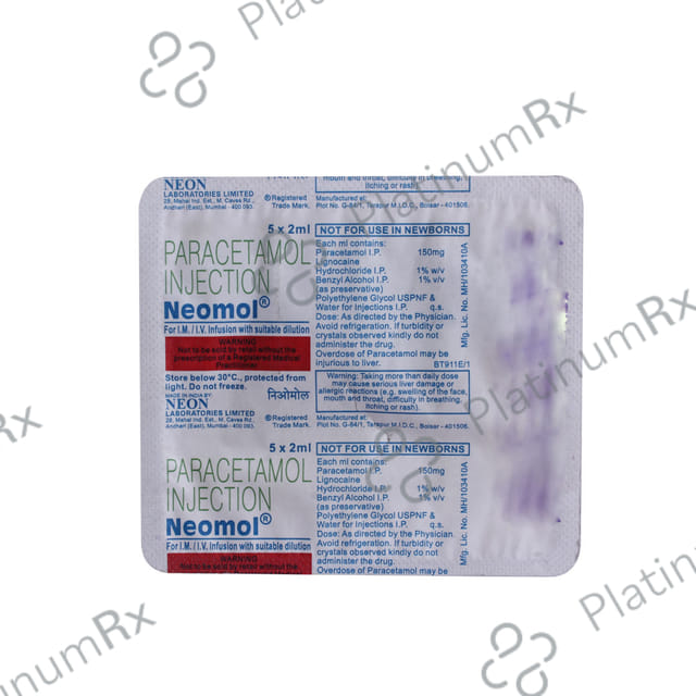 NEOMOL 150 MG INJECTION
