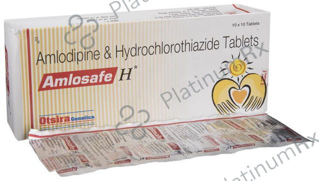 Amlosafe H 5/12.5mg Tablet 10s
