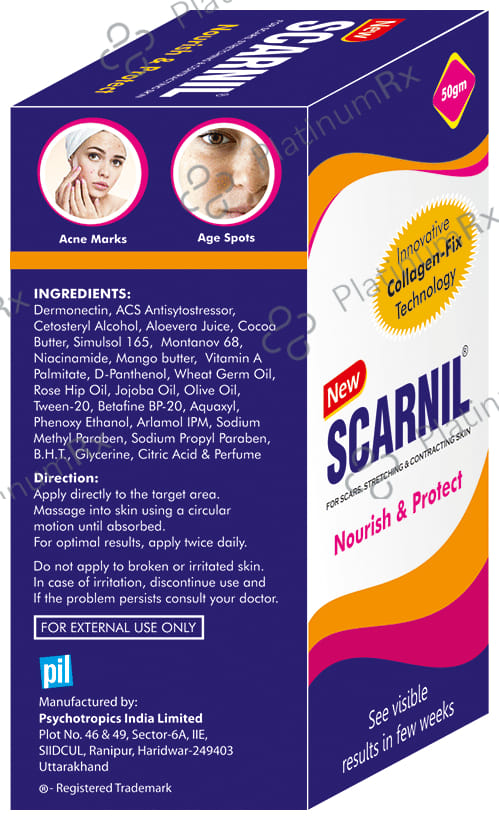 PIL Scarnil Nourish and Protect Cream 50gm