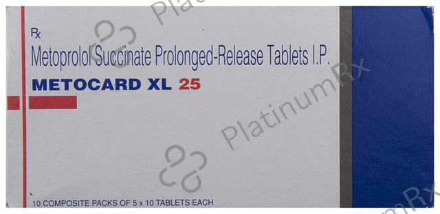 Metocard XL 25mg Tablet 10s
