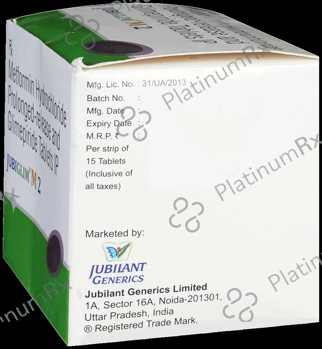 Jubiglim M 2/500mg Tablet PR 15s
