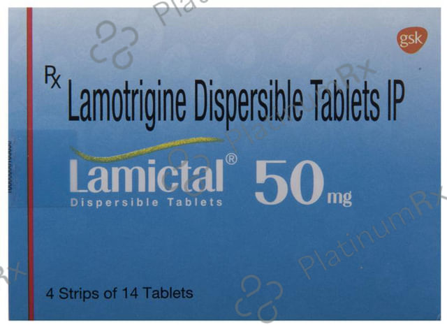 Lamictal 50mg Tablet DT 14s