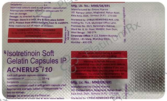 Acnerus I 10mg Soft Gelatin Capsule 10s