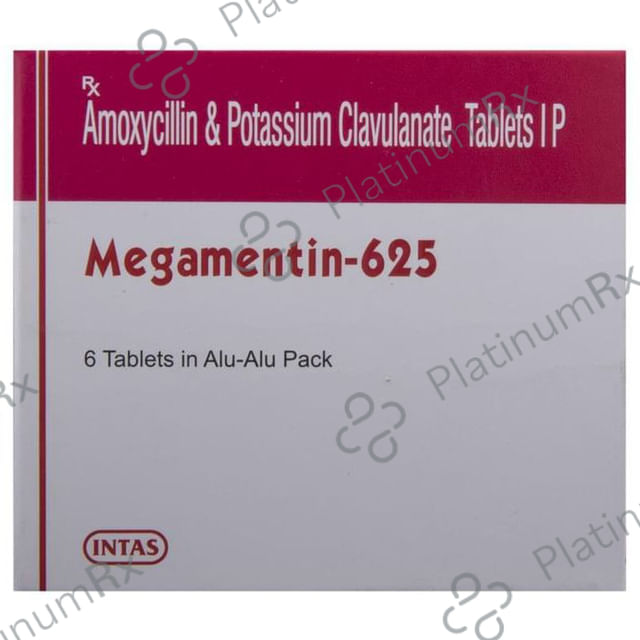 Megamentin 625mg Tablet 6s