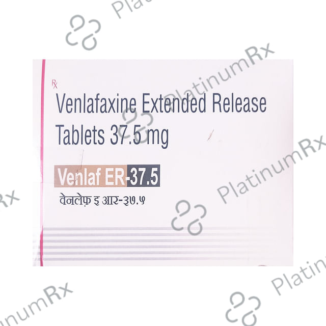 Venlaf ER 37.5mg Tablet 10s