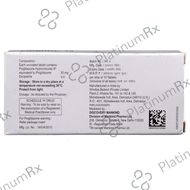 Piokind 30 Tablet