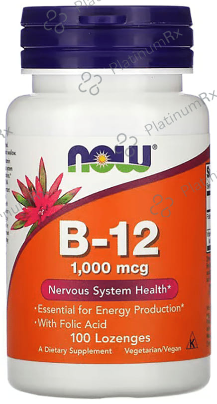 Now Foods B-12 1000mcg Lozenges