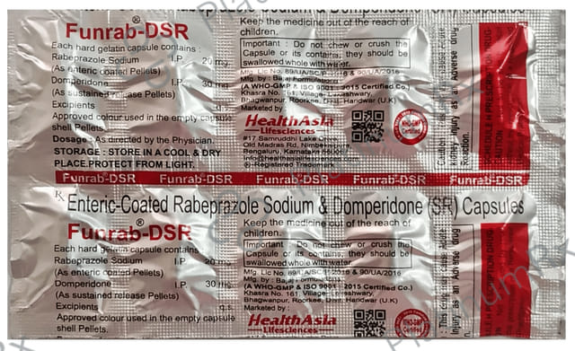 Funrab D 30/20mg Capsule SR 10s