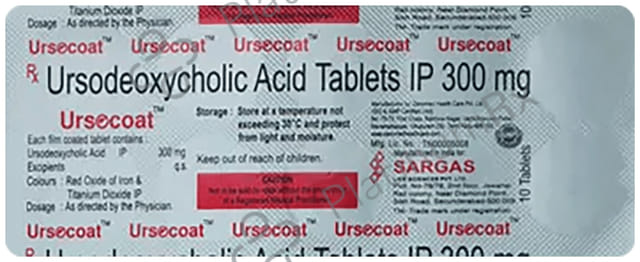 Ursocoat 300mg Tablet