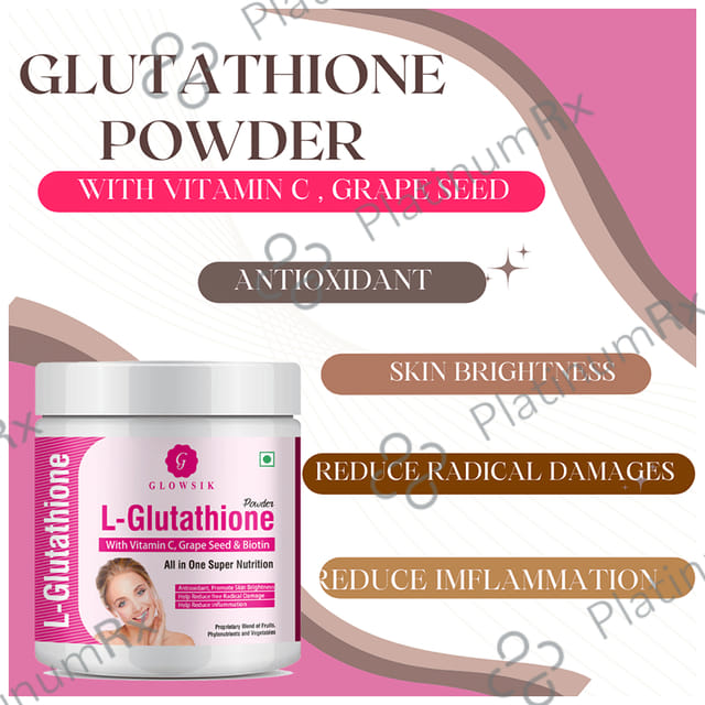 Glowsik L Glutathione Powder 300gm
