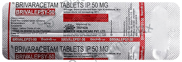 Brivalepsy 50mg Tablet 14s
