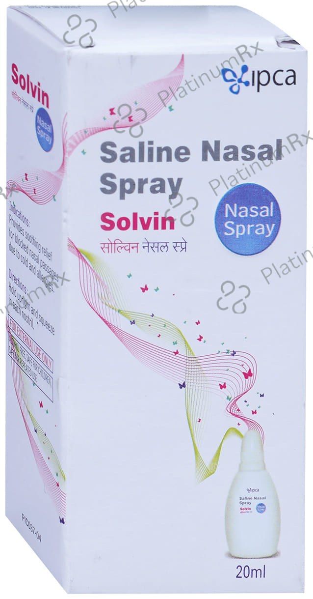 Solvin 0.65% Nasal Spray 20ml