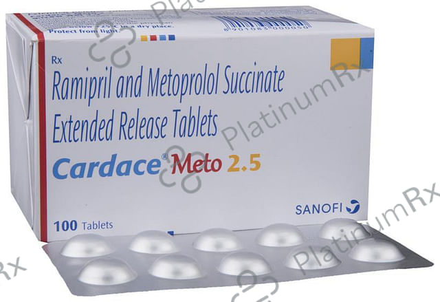 Cardace Meto 25/2.5mg Tablet ER 10s