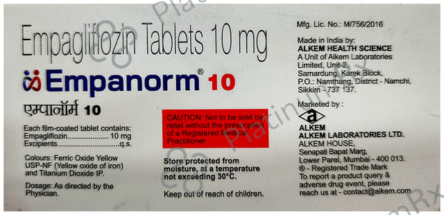Empanorm 10mg Tablet 10s