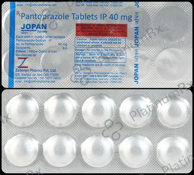 Jopan 40mg Tablet 10 Tablet Jonas Pharma Pvt