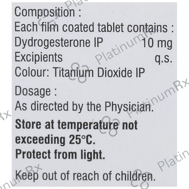 Dydrofem 10mg Tablet 10s