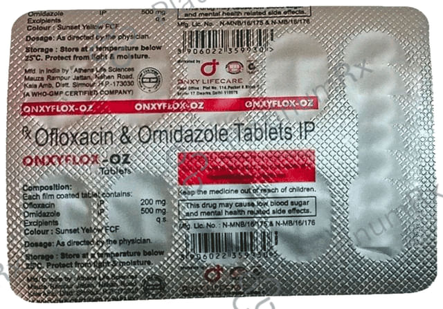 Onxyflox-OZ Tablet