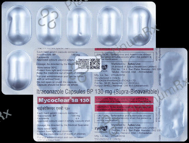 Mycoclear SB 130mg Tablet 10s