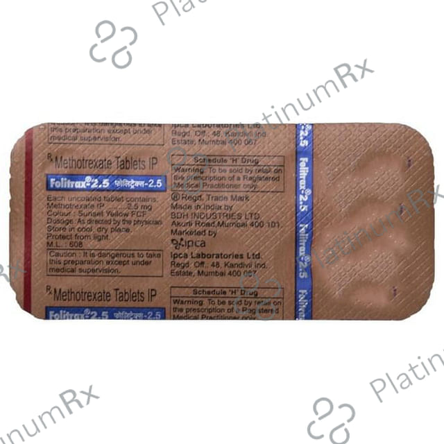 Folitrax 2.5mg Tablet 10s