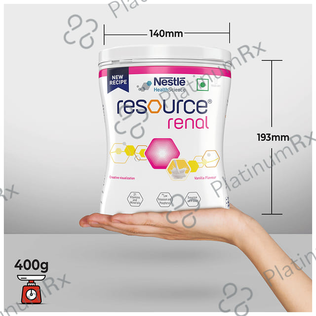 Nestle HealthScience Resource Renal Supplement with Protein & Electrolytes - Flavour Vanilla