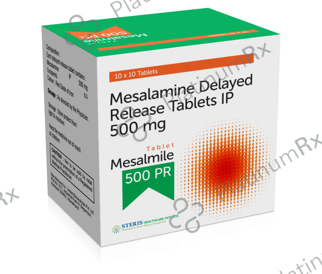 Mesalmile 500mg Tablet PR 10s