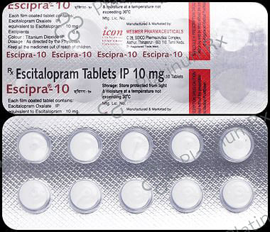 Escipra 10mg Tablet 10s