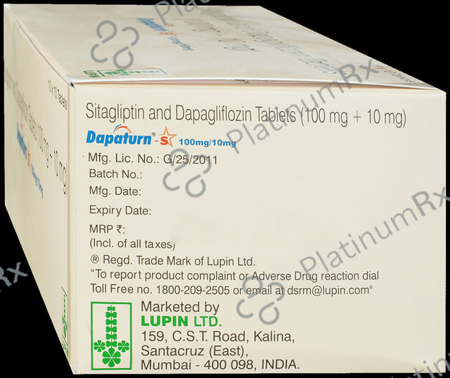 Dapaturn S 10/100mg Tablet 10s