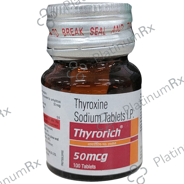 Thyrorich 50mcg Tablet 100s