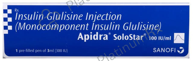 Apidra Solostar (100 IU/ml) (1*3ml Pen)