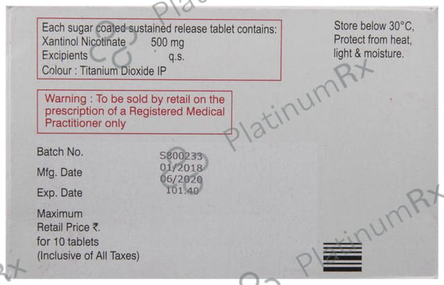 Complamina Retard 500mg Tablet SR 10s