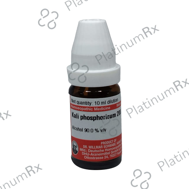 Dr Willmar Schwabe Germany Kali Phosphoricum Dilution 200