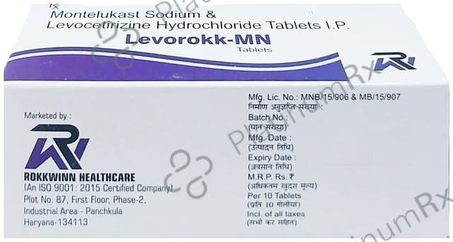 Levorokk MN 5/10mg Tablet 10s