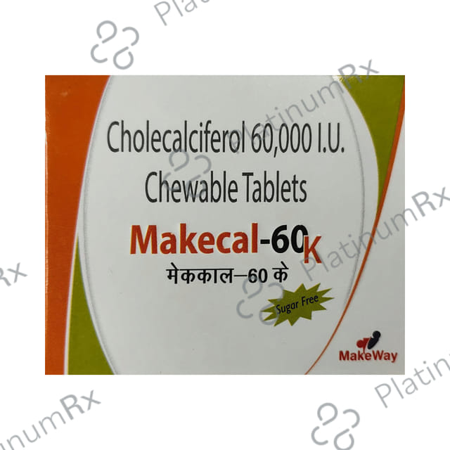 Makecal 60K Chewable Tablet Sugar Free