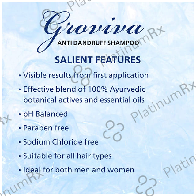Groviva Anti Dandruff Shampoo (300ml Each) 1 Bottle