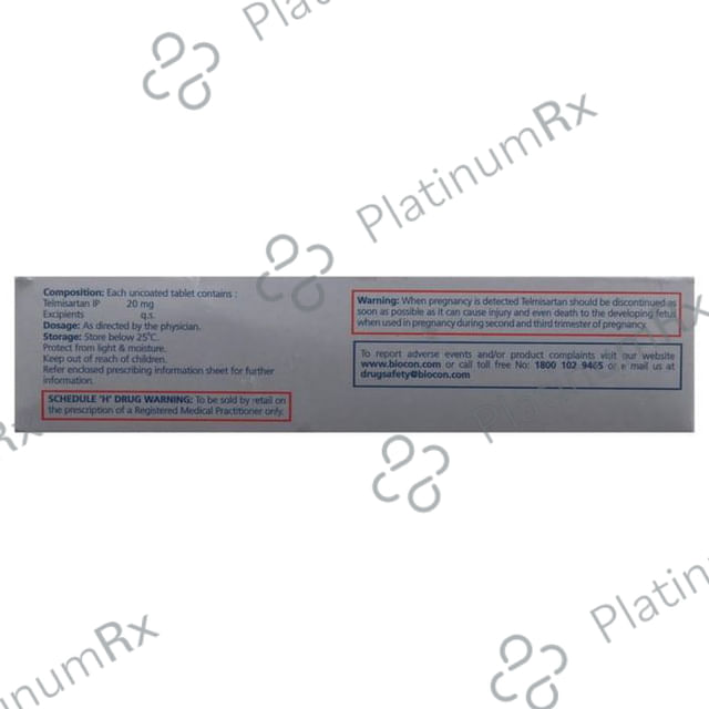 Telmisat 20 Tablet 10s