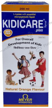 Kidicare Plus Syrup Orange 200ml