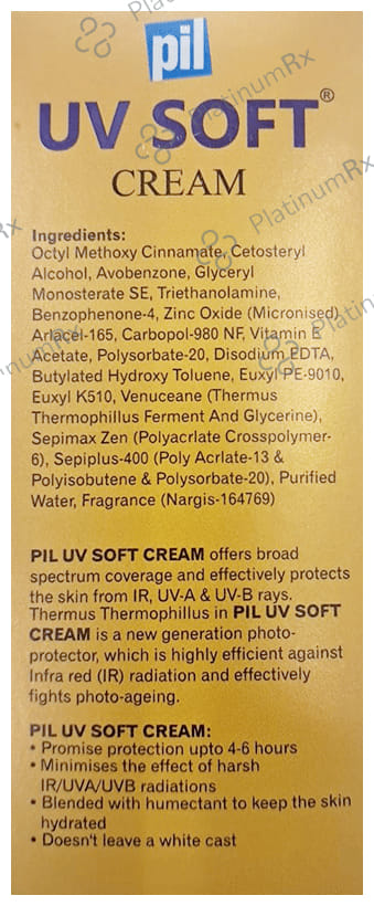 PIL UV Soft SPF 30+ Sunscreen 50gm
