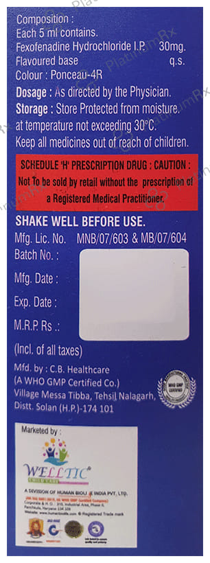 Febrikast 30mg Oral Suspension