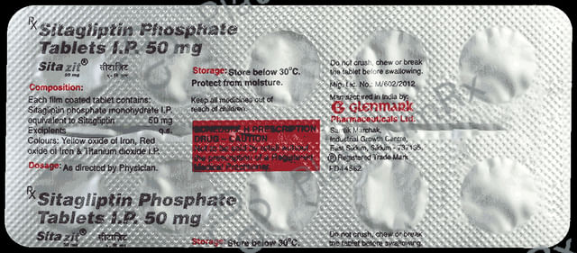 Sitazit 50mg Tablet 10s