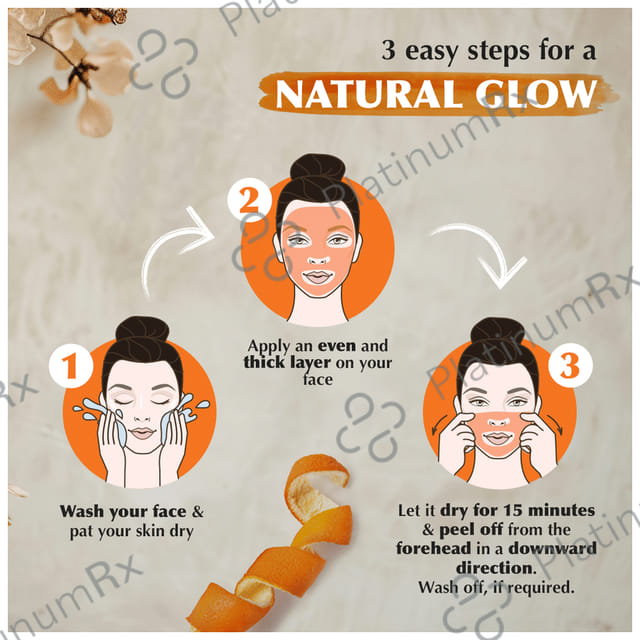 Everyuth Naturals Natural Glow Orange Peel-Off Mask 50gm