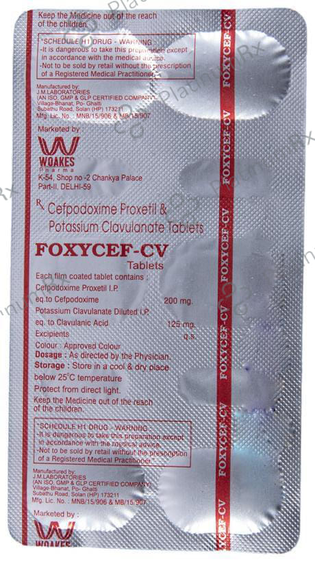 Foxycef-CV Tablet