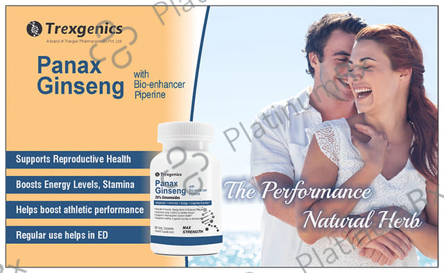 Trexgenics Panax Ginseng Veg Capsule