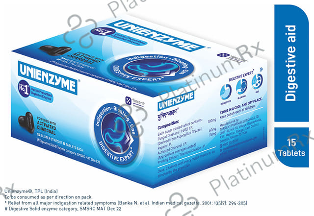 Unienzyme 75/100/60mg Tablet 15s
