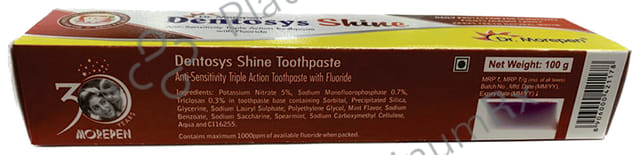 Dr. Morepen Dentosys Shine Toothpaste with Toothbrush Free