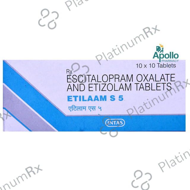 Etilaam S 0.5mg/5mg Tablet