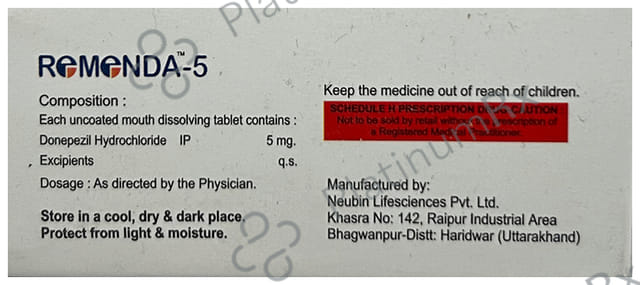 Remenda 5mg Tablet