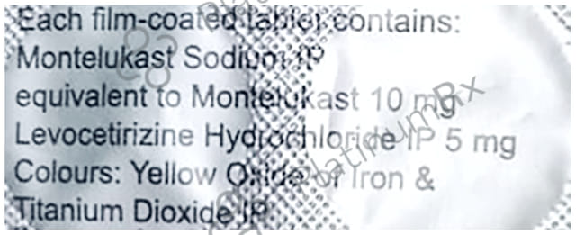 Allercet M 5/10mg Tablet 15s